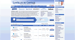 Desktop Screenshot of lentillesdecontactonline.fr