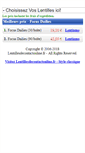 Mobile Screenshot of lentillesdecontactonline.fr